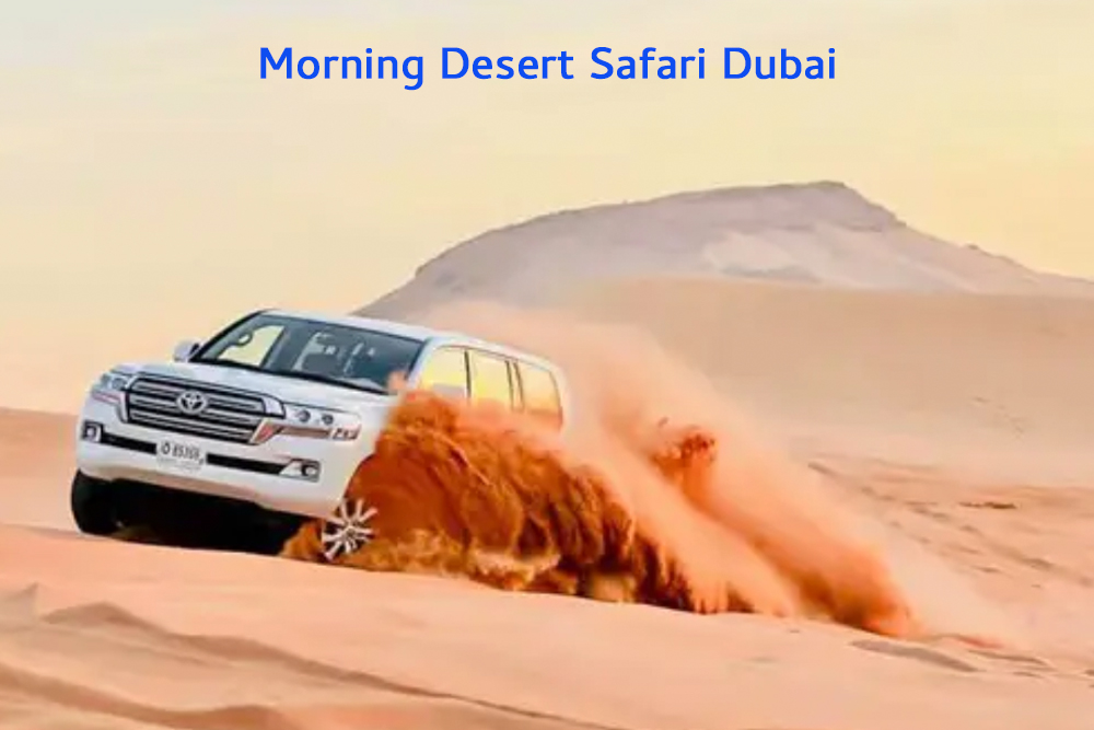 morning desert safari in Dubai